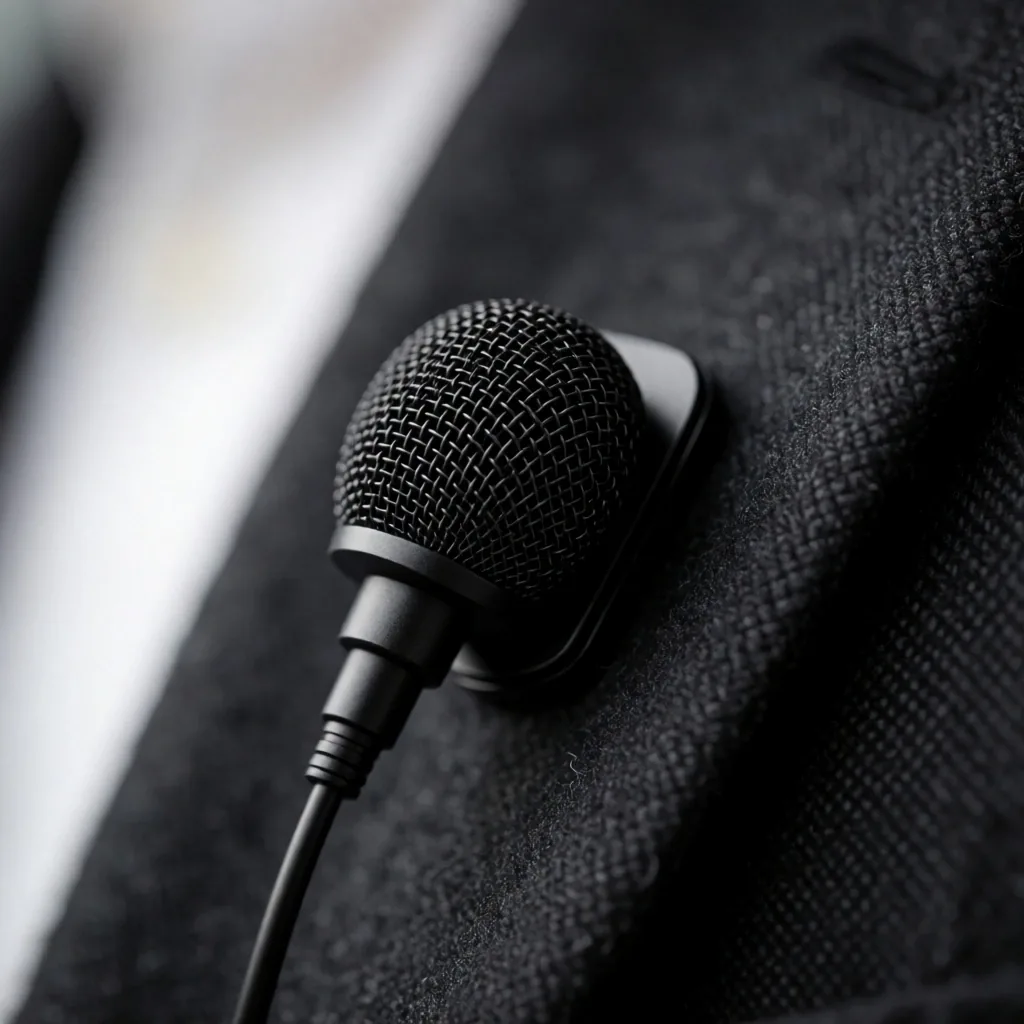 EntreArch Voice L1 kabelloses Ansteckmikrofon in Nahaufnahme